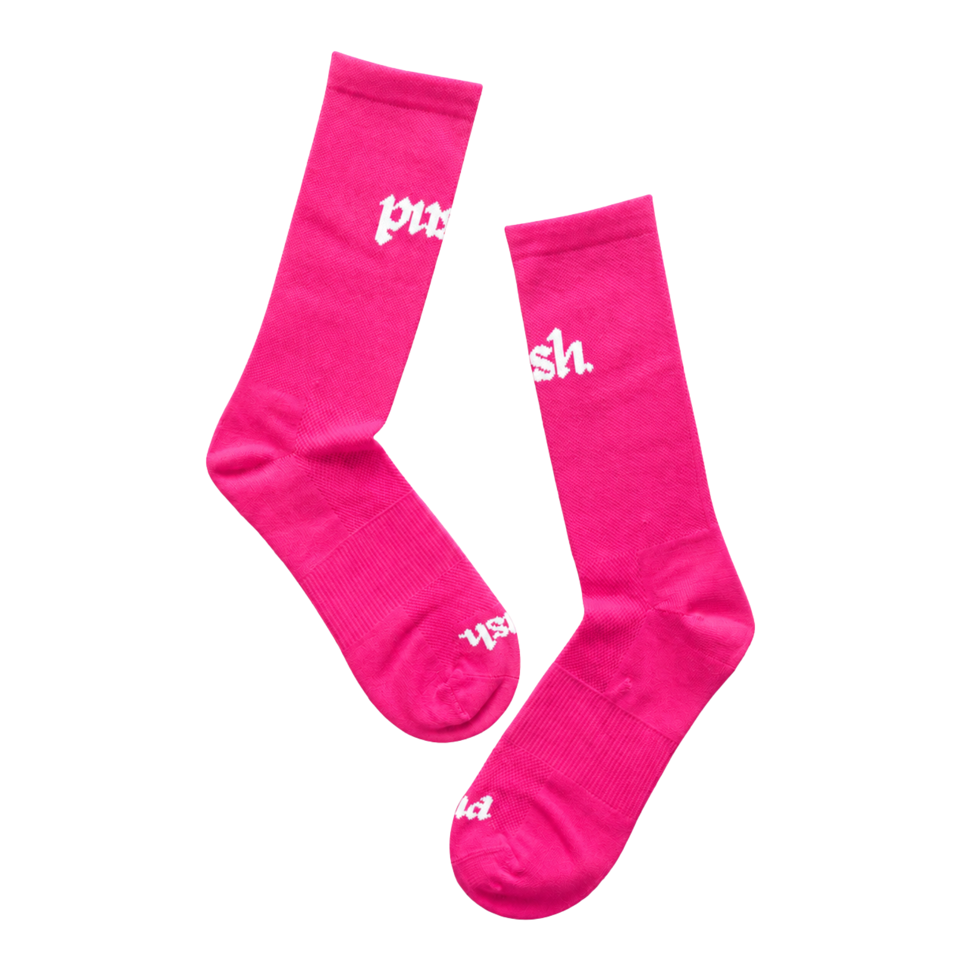 Performance Crew Running Socks - 'Push' Pink