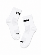 Performance Quarter Running Socks - White