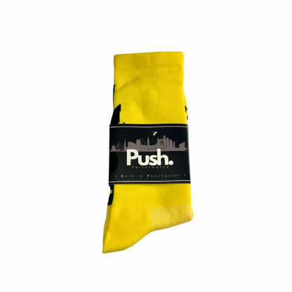 Lightning Bolt ‘Manchester’ Sock - Yellow