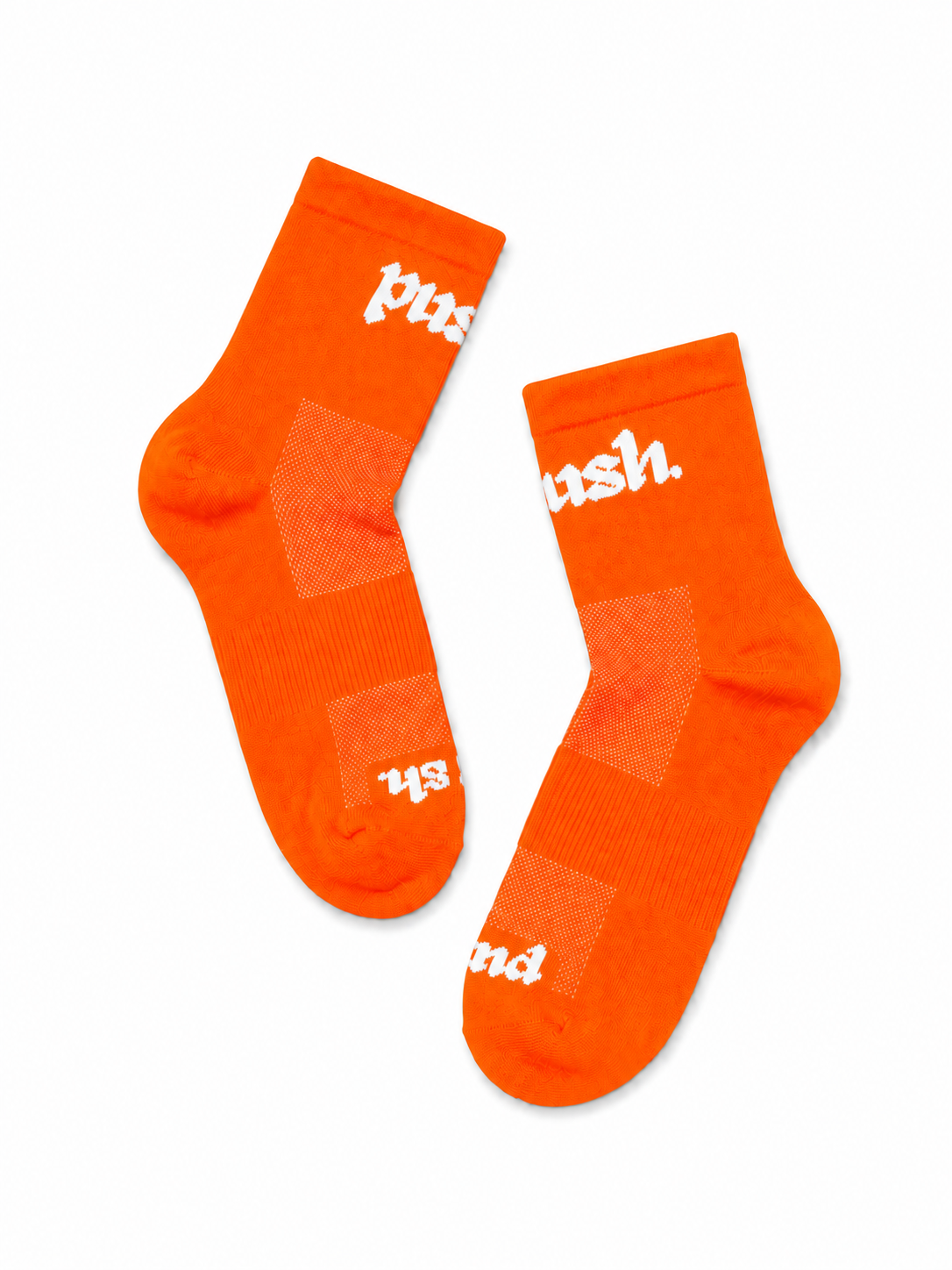 Performance Quarter Running Socks - Orange