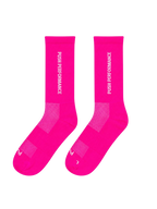 Performance Crew Running Socks - Pink