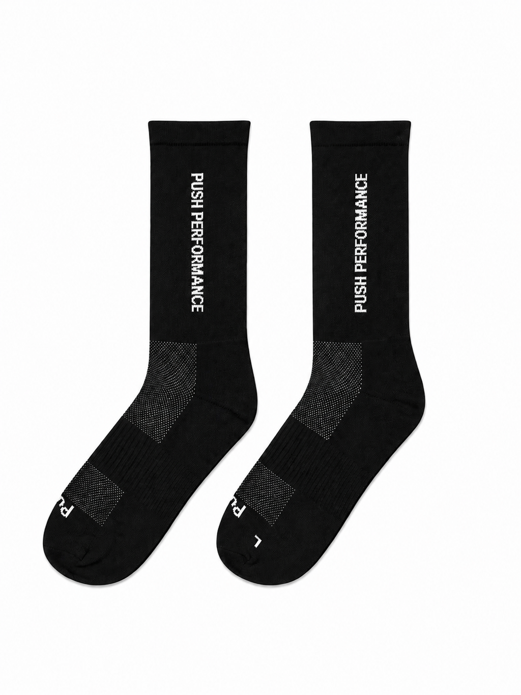 Performance Crew Running Socks - Black