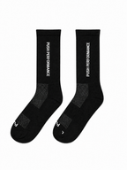 Performance Crew Running Socks - Black