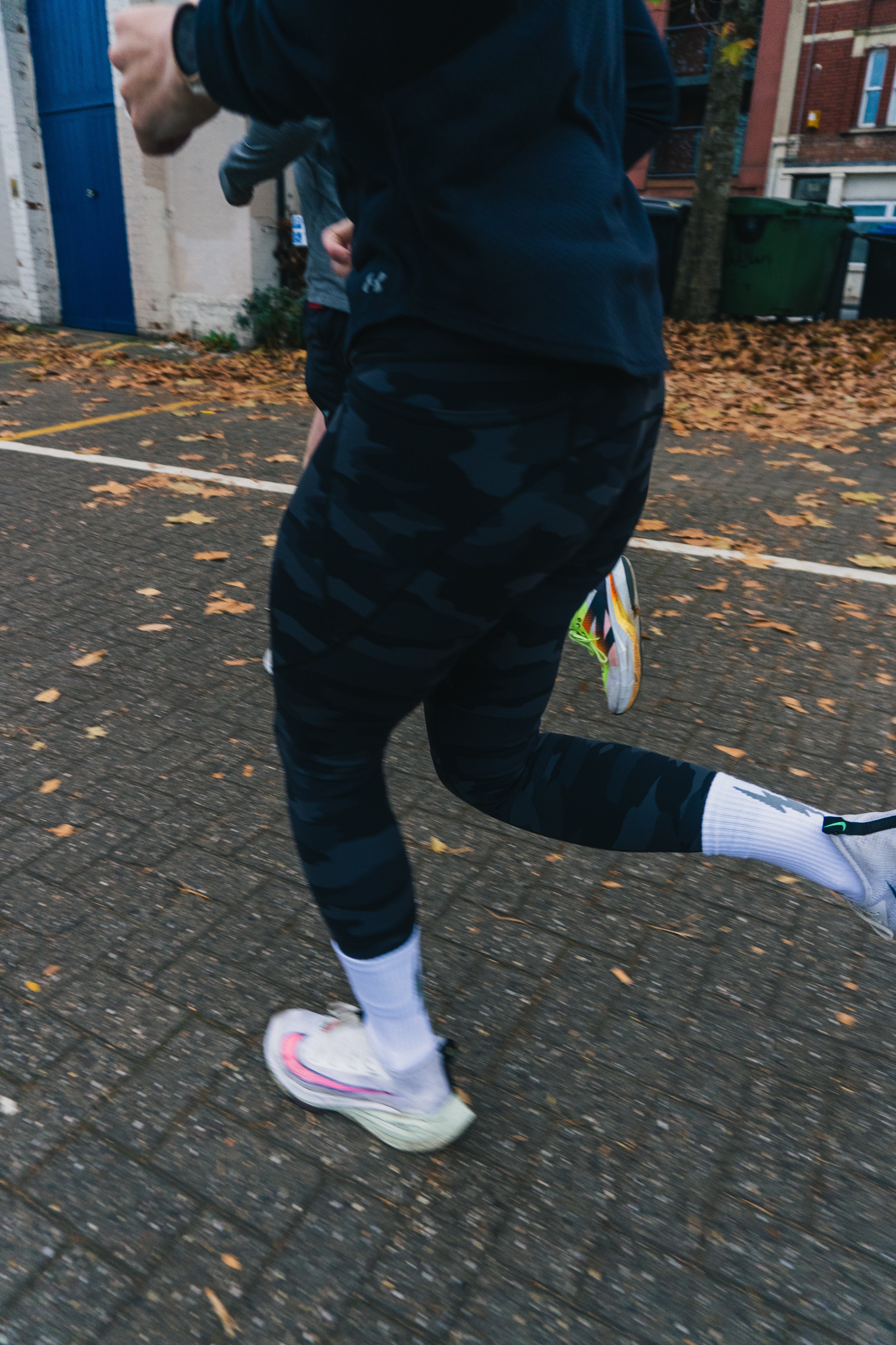 Runner using the blister free everyday socks.