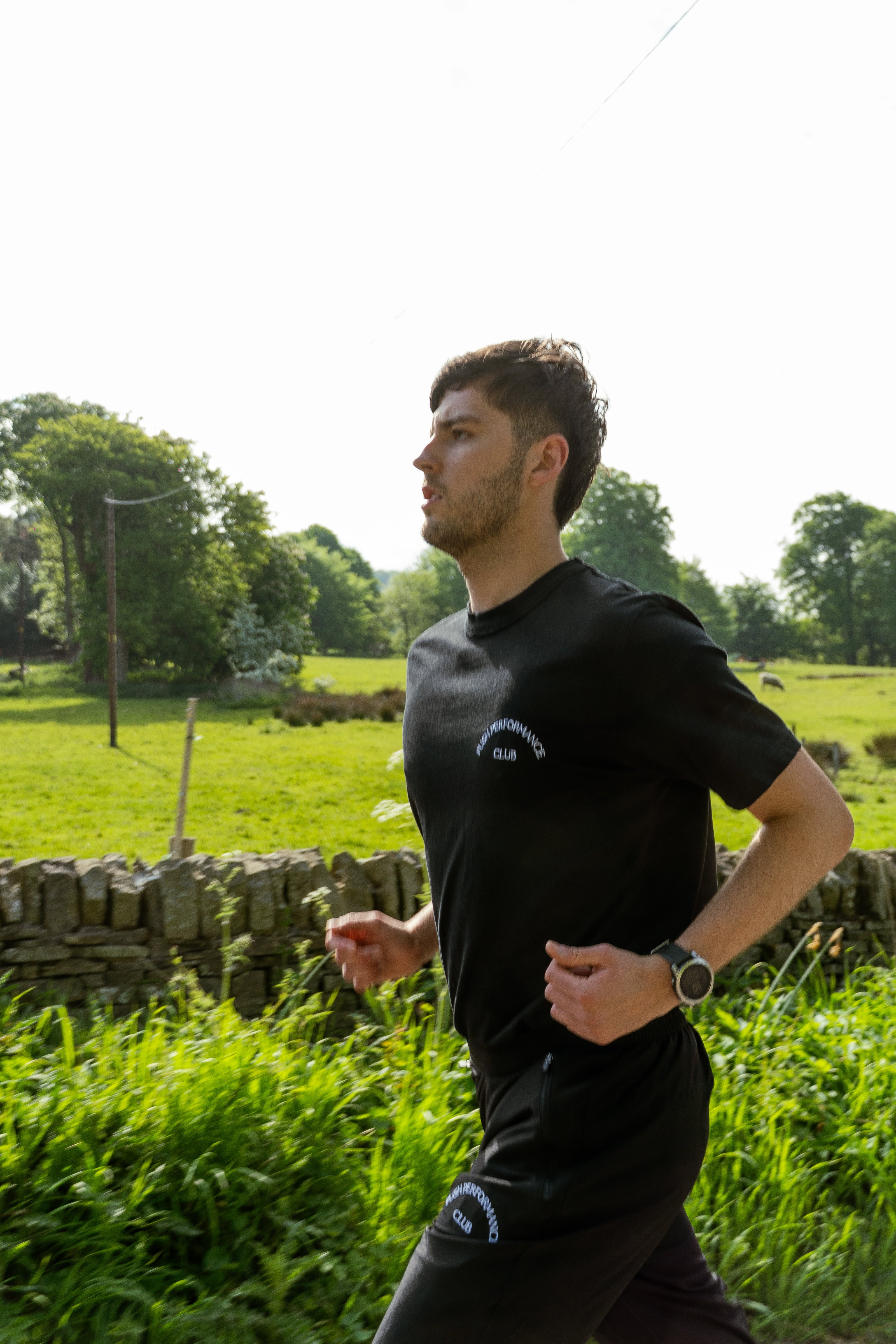 Runner in our cotton tee