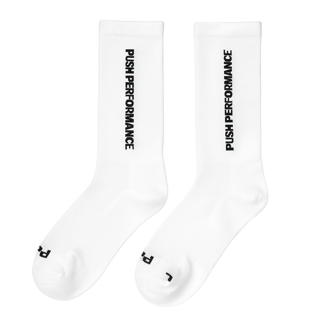 Performance Running Socks - White