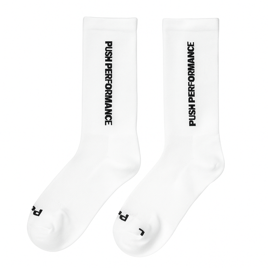 Performance Running Socks - White