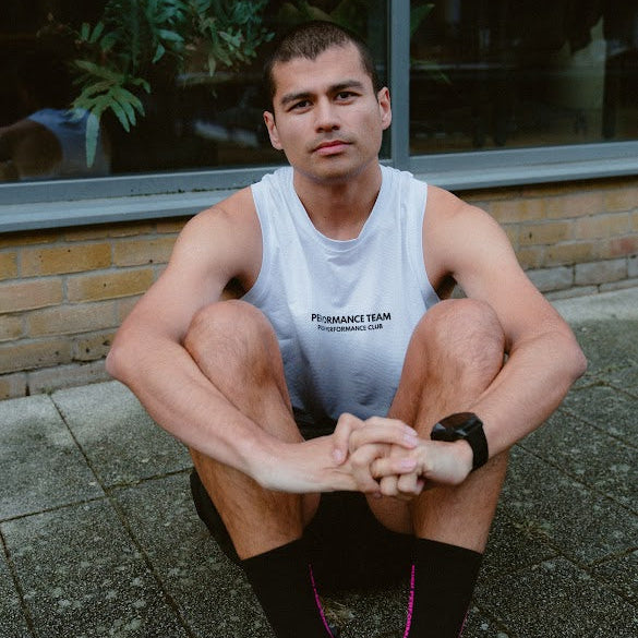 Performance Running Socks - Black/Pink